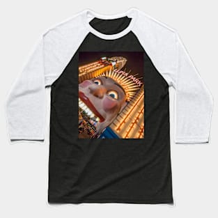 Luna Park Face at Night, Sydney, NSW, Australia Baseball T-Shirt